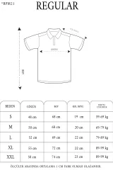 Yakası Düğmeli Yakalı Pike Baskılı T-Shirt - Beyaz