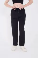Unisex Üç İplik Basic Eşofman Pantolon - Lacivert