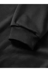 Üç İplik kapüşonlu 10 Kasıma Özel SweatShirt - Siyah
