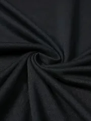 Baskılı Oversize Bisiklet Yaka T-shirt - Siyah