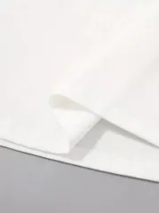 Uçak Baskılı Oversize Bisiklet Yaka T-shirt - Beyaz