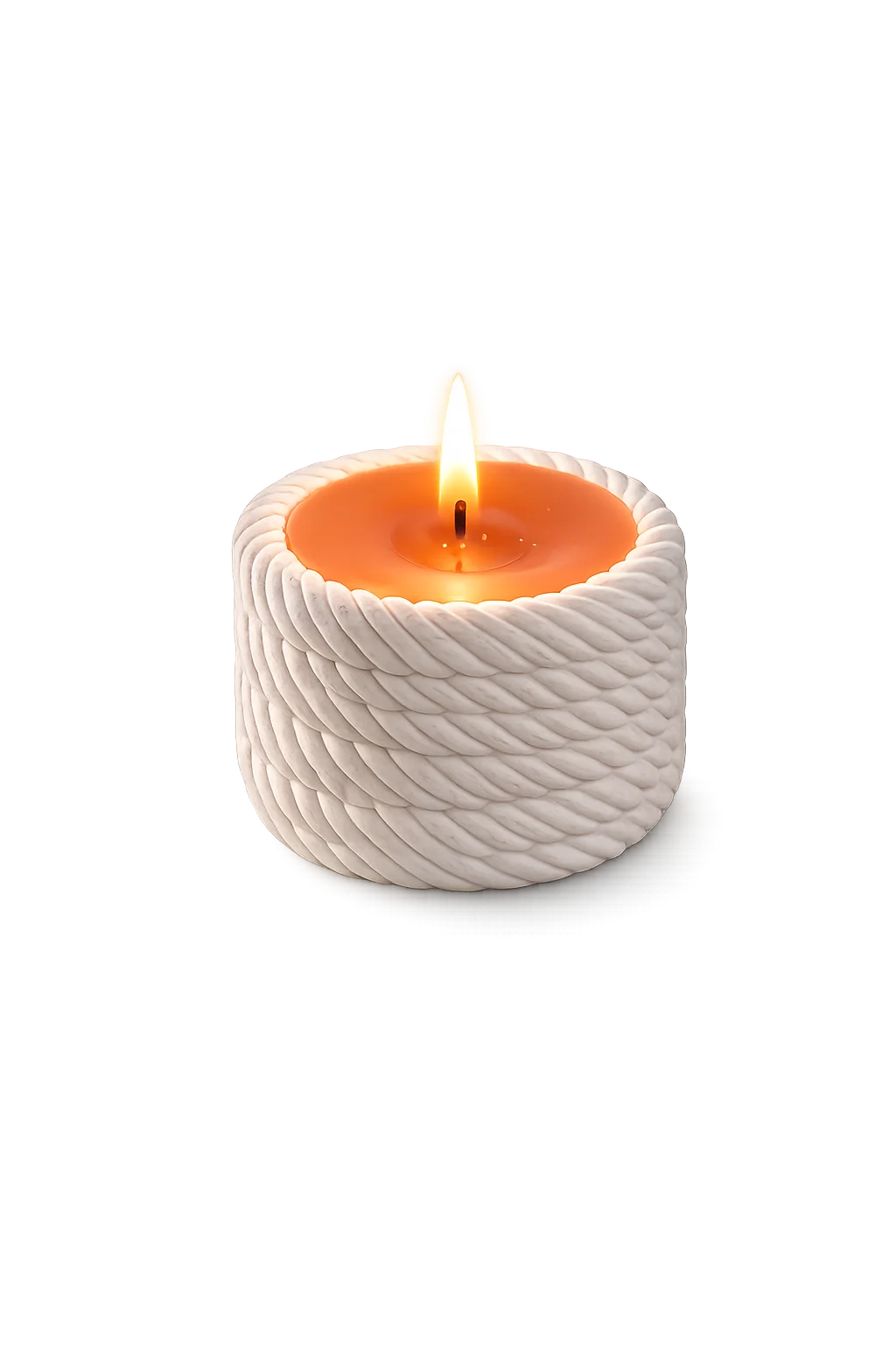 Halat Görünümlü <br> Mumluk